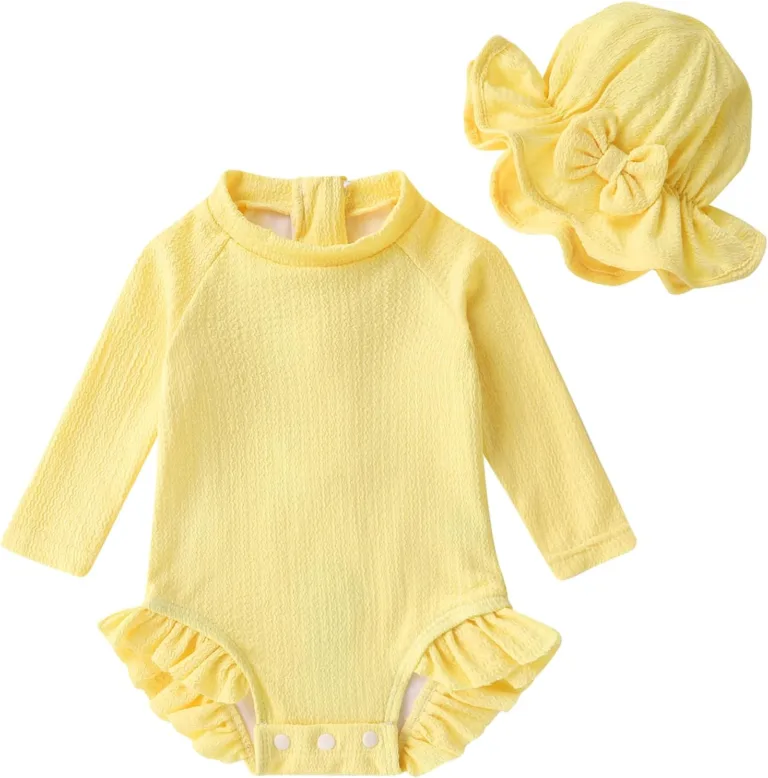 UPF 50+ baby girl long sleeve swimsuit_best_review_1751275198