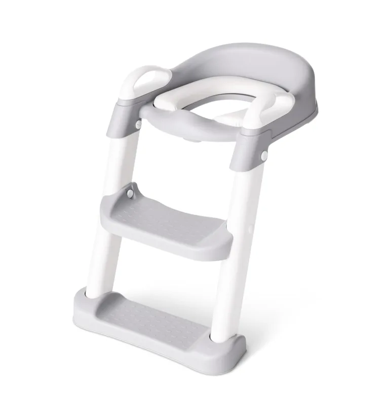 toddler potty training seat with step, cushioned potty trainer, collapsible potty ladder, child toilet seat with ladder, kids' independence potty seat_best_review_1753327211