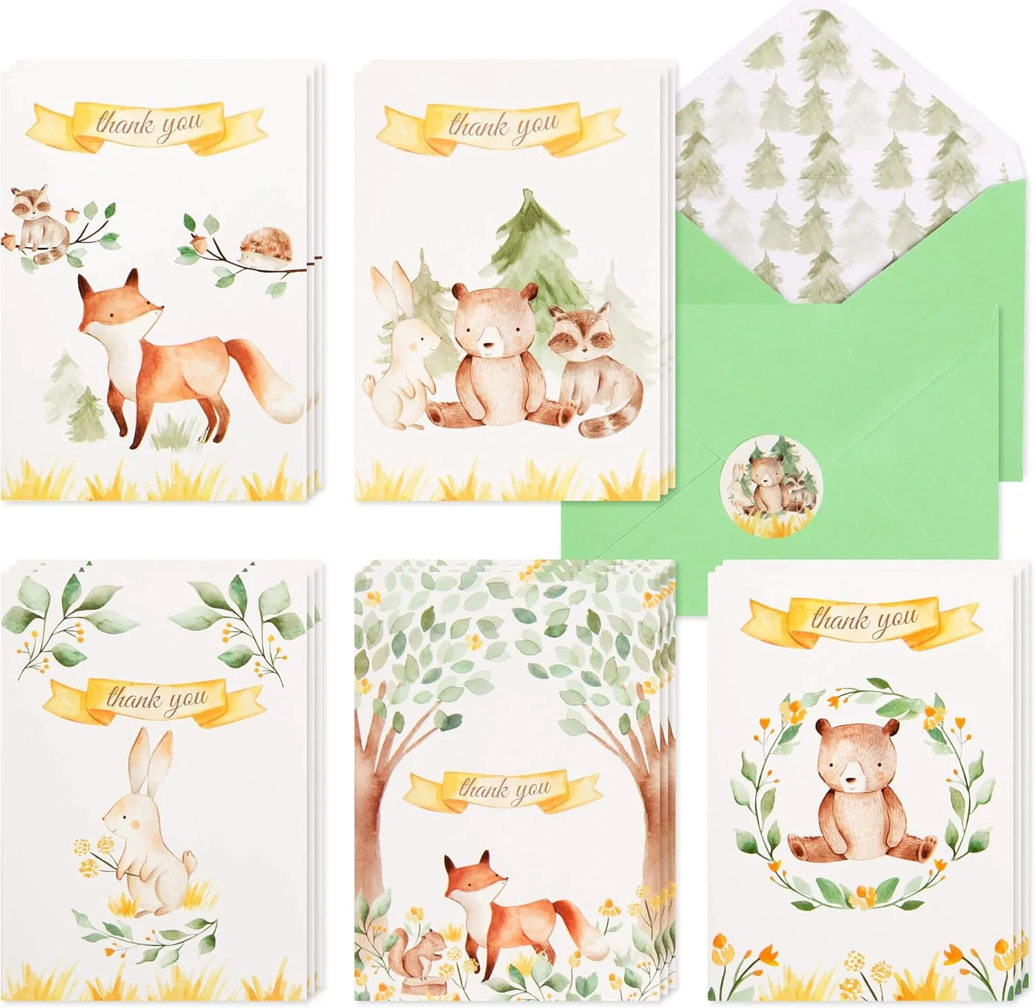 woodland animal thank you cards_best_review_1751944791